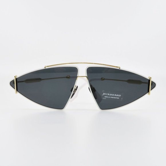 Burberry BE3111 101787 Unisex Geometric White/Gold - Picture 2 of 6